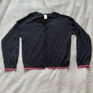 Kids navy cardigan